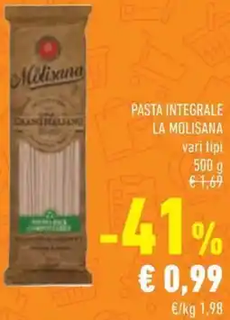 Conad Pasta integrale LA MOLISANA offerta