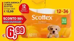 Il Gigante Carta igienica la maxi scottex offerta