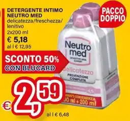 Il Gigante Detergente intimo neutro med offerta