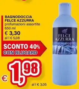 Il Gigante Bagnodoccia felce azzurra offerta