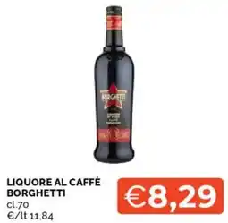 Mercatò Liquore al caffè BORGHETTI offerta