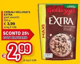 Il Gigante Cereali kellogg's extra offerta