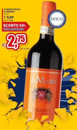 Il Gigante Chianti docg il masso offerta
