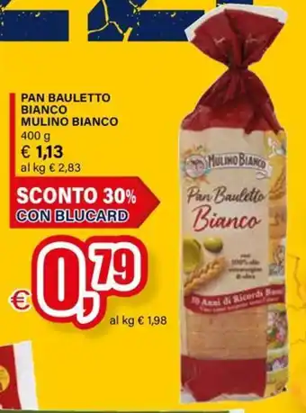 Il Gigante Pan bauletto bianco mulino bianco offerta