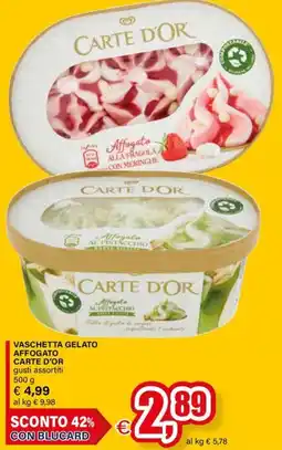 Il Gigante Vaschetta gelato affogato carte d'or offerta