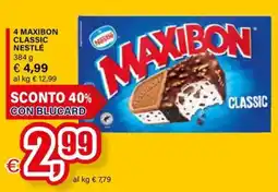 Il Gigante 4 maxibon classic nestlé offerta