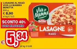 Il Gigante Lasagne al ragù viva la mamma beretta offerta