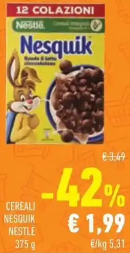 Conad Cereali nesquik NESTLE offerta