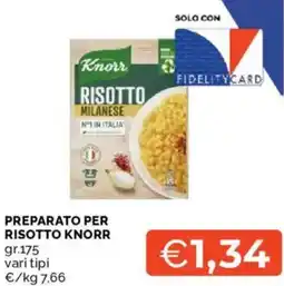 Mercatò Preparato per risotto KNORR offerta