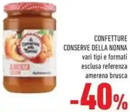 Conad Confetture CONSERVE DELLA NONNA offerta