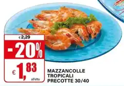 Il Gigante Mazzancolle tropicali precotte 30/40 offerta