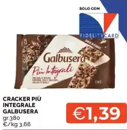 Mercatò Cracker più integrale GALBUSERA offerta