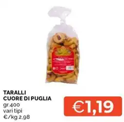 Mercatò Taralli cuore di puglia offerta