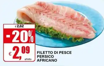Filetto di pesce persico africano
