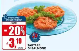 Il Gigante Tartare di salmone offerta