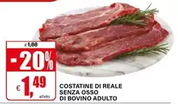 Il Gigante Costatine di reale senza osso di bovino adulto offerta