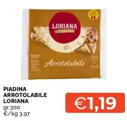 Mercatò Piadina arrotolabile LORIANA offerta