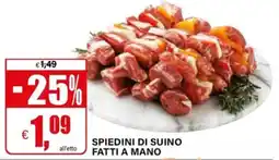 Il Gigante Spiedini di suino fatti a mano offerta