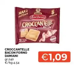 Mercatò Croccantelle bacon forno damiani offerta