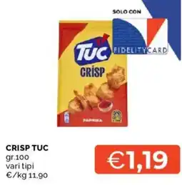 Mercatò Crisp TUC offerta