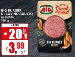 Il Gigante Big burger di bovino adulto offerta