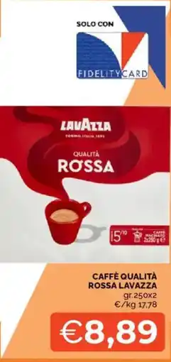 Mercatò Caffè qualità rossa LAVAZZA offerta