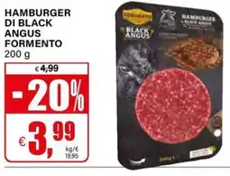 Il Gigante Hamburger di black angus formento offerta