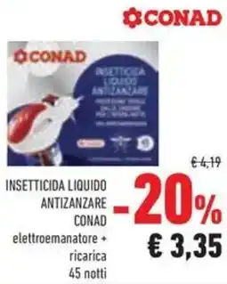 Conad Insetticida liquido antizanzare CONAD offerta