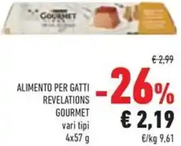 Conad Alimento per gatti revelations GOURMET offerta