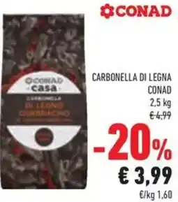 Conad Carbonella di legna CONAD offerta