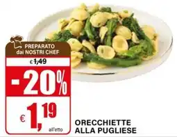 Il Gigante Orecchiette alla pugliese offerta
