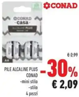 Conad Pile alcaline plus CONAD offerta