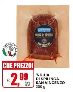 Il Gigante 'nduja di spilinga san vincenzo offerta
