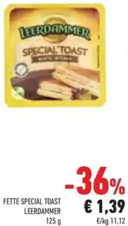 Conad Fette special toast LEERDAMMER offerta