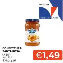 Mercatò Confettura SANTA ROSA offerta