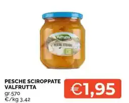 Mercatò Pesche sciroppate VALFRUTTA offerta
