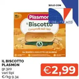 Mercatò Il biscotto PLASMON offerta