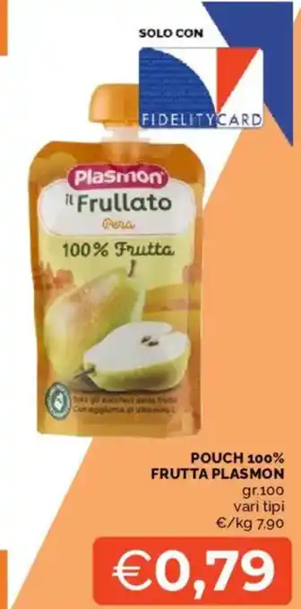 Pouch 100% frutta PLASMON