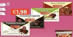 Mercatò Novi gianduja, pistacchio, fondente nero offerta