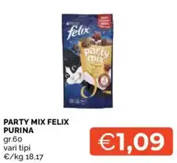 Mercatò Party mix felix PURINA offerta