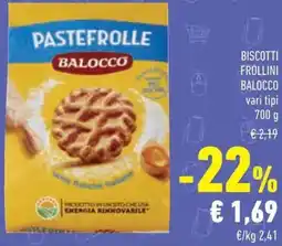 Conad Biscotti frollini BALOCCO offerta
