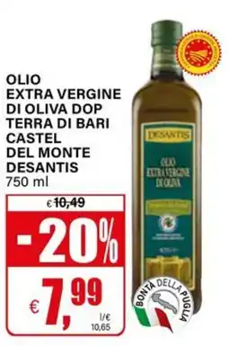 Il Gigante Olio extra vergine di oliva dop terra di bari castel del monte desantis offerta