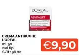 Mercatò Crema antirughe L'OREAL offerta