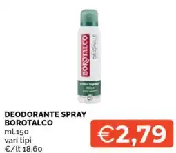 Mercatò Deodorante spray BOROTALCO offerta
