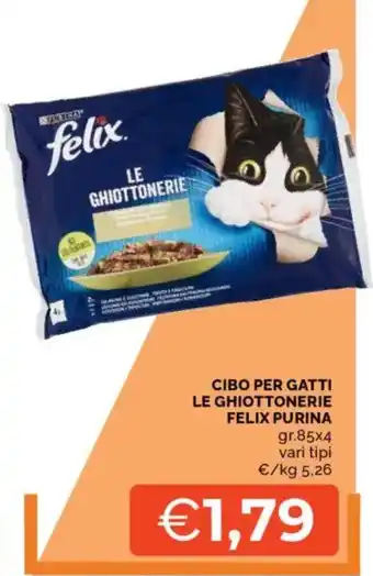 Mercatò Cibo per gatti le ghiottonerie felix PURINA offerta