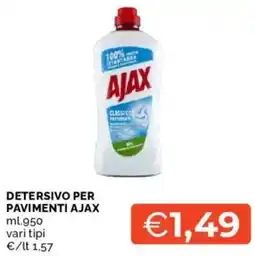Mercatò Detersivo per pavimenti AJAX offerta