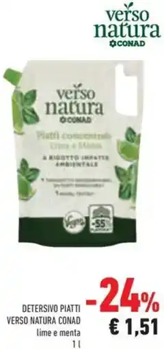 Conad Detersivo piatti VERSO NATURA CONAD offerta