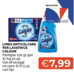 Mercatò Linea anticalcare per lavatrice CALGON offerta