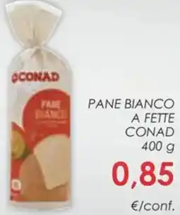 Conad Pane bianco a fette CONAD offerta