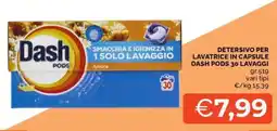 Mercatò Detersivo per lavatrice in capsule DASH PODS offerta